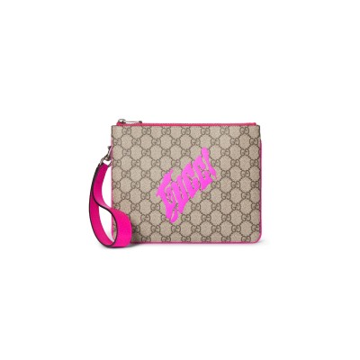 GUCCI SMALL POUCH WITH PRINT 838753FAEQD9774 (23*17*1.5cm)